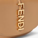 FENDI graphy Wallet on Chain Cappuccino-colored leather wallet - Image 2